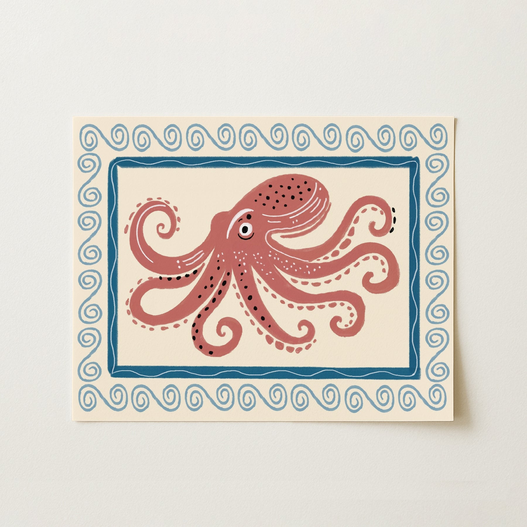 Vintage Octopus Wall Art