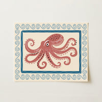 Vintage Octopus Wall Art