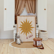 Le Soleil Beige Stripes - Nursery & Kids Wall Art