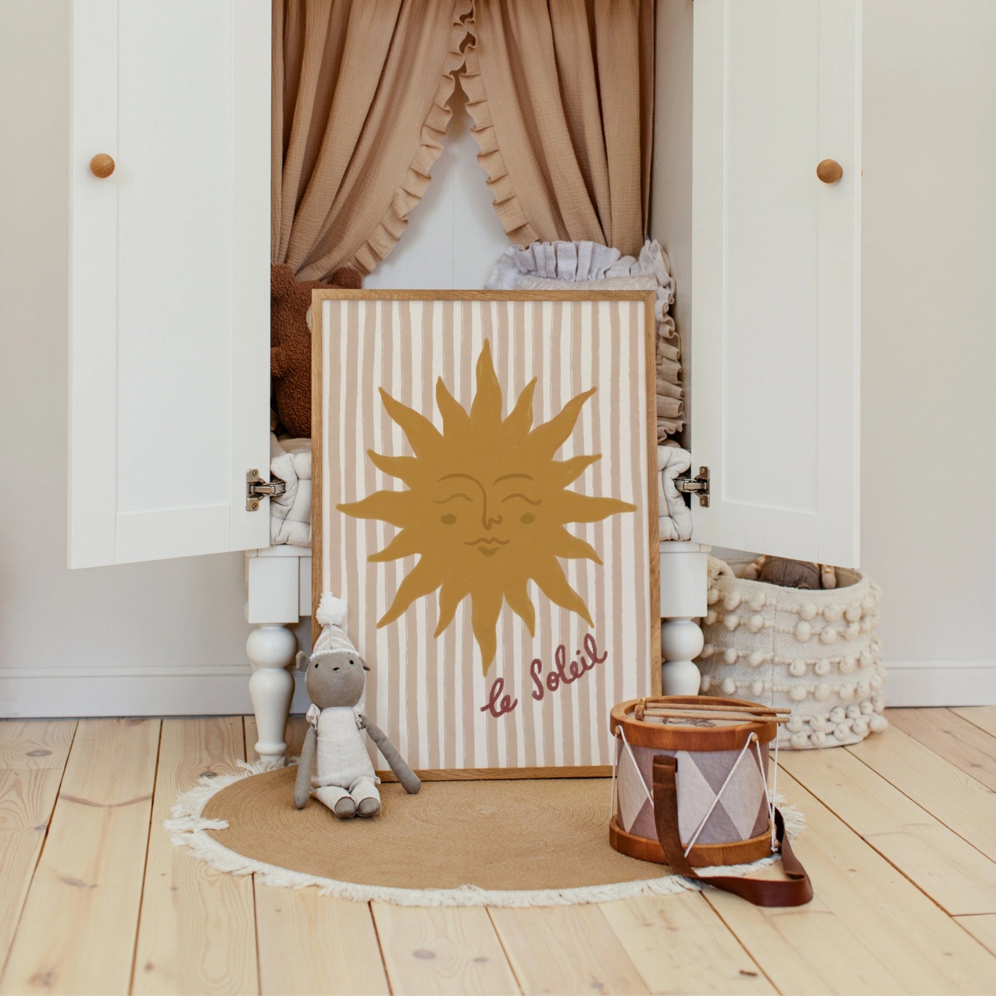 Le Soleil Nursery Print