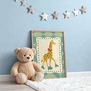 Roller Skating Giraffe – Nursery & kids wall art