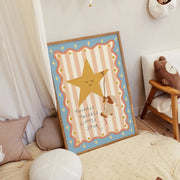 Little Star & Teddy Bear – Nursery & kids wall art