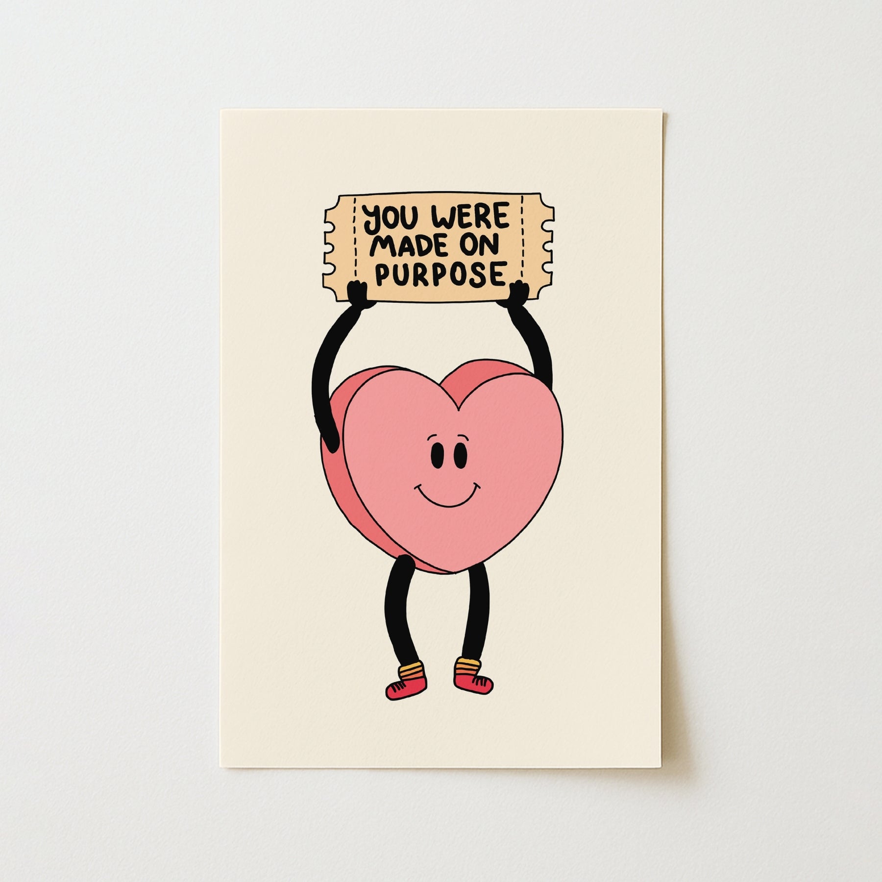 You Were Made On Purpose Print – Christian Encouragement Wall Art