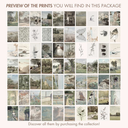 Neutral Vintage, over 460 prints