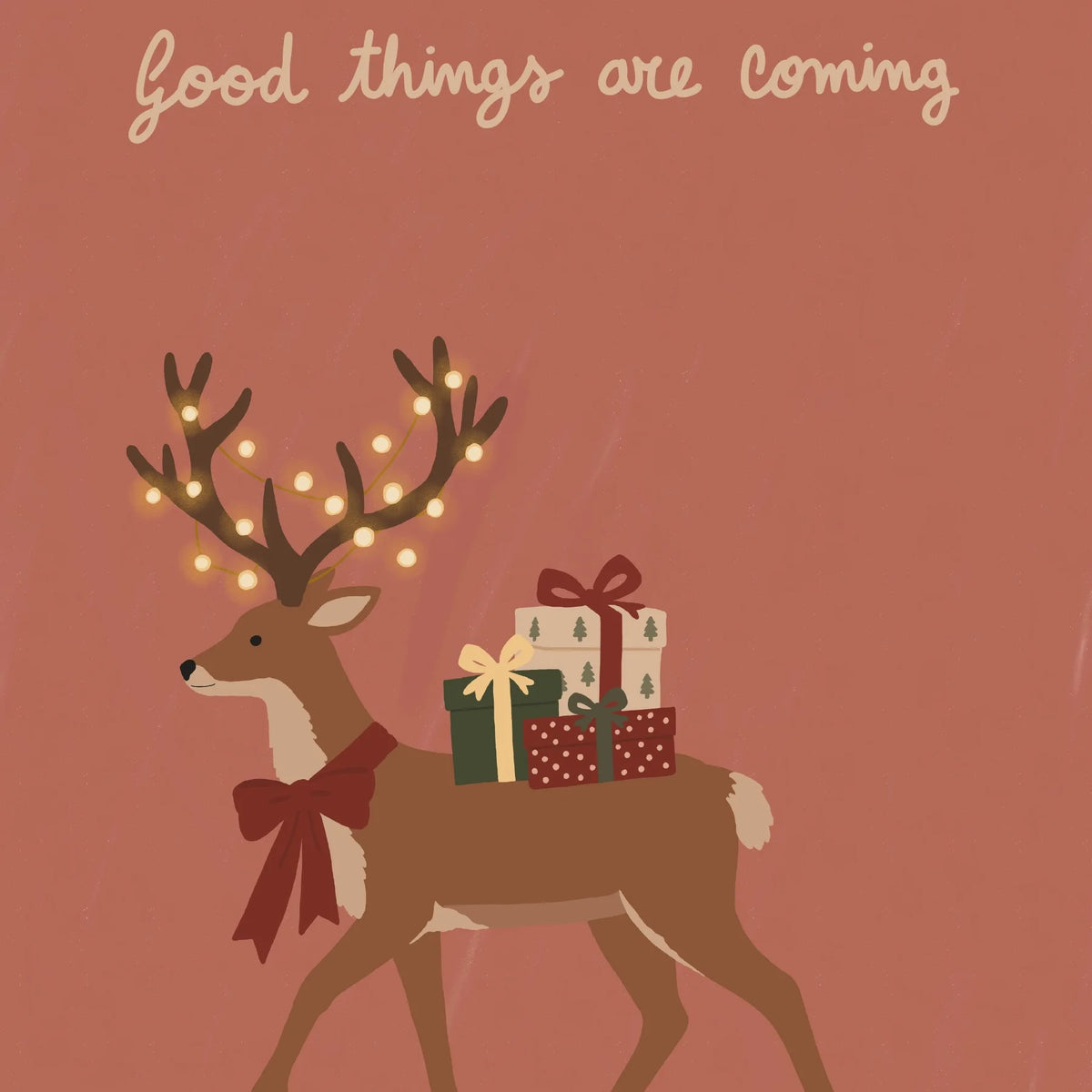 Good Things Are Coming – Weihnachtsposter