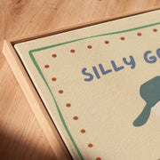 Silly Goose on a Skateboard – Nursery & Kids Canvas Wall Art
