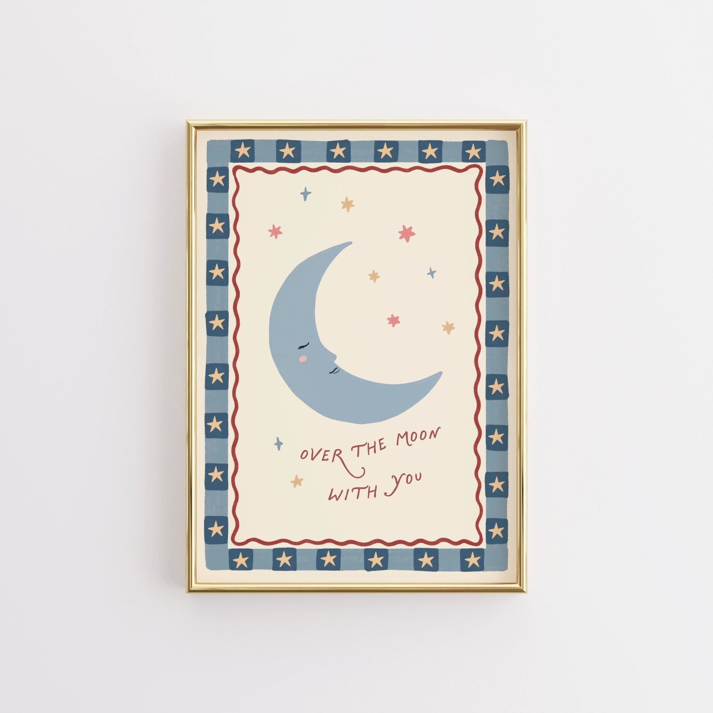 Decorazione per camera bambini di Stelle e Luna