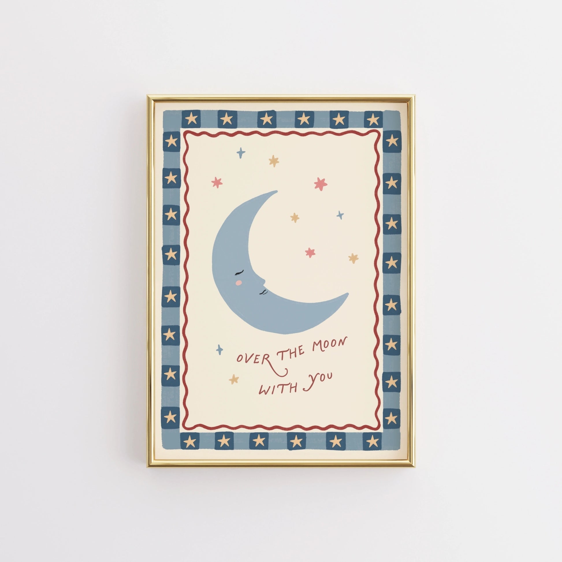 Decorazione per camera bambini di Stelle e Luna