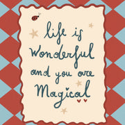 Life Is Wonderful – Nursery & kids wall art