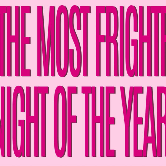 Most Frightful Night Wall Art – Bold Halloween Typography Print