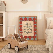 Life Is Wonderful – Nursery & kids wall art