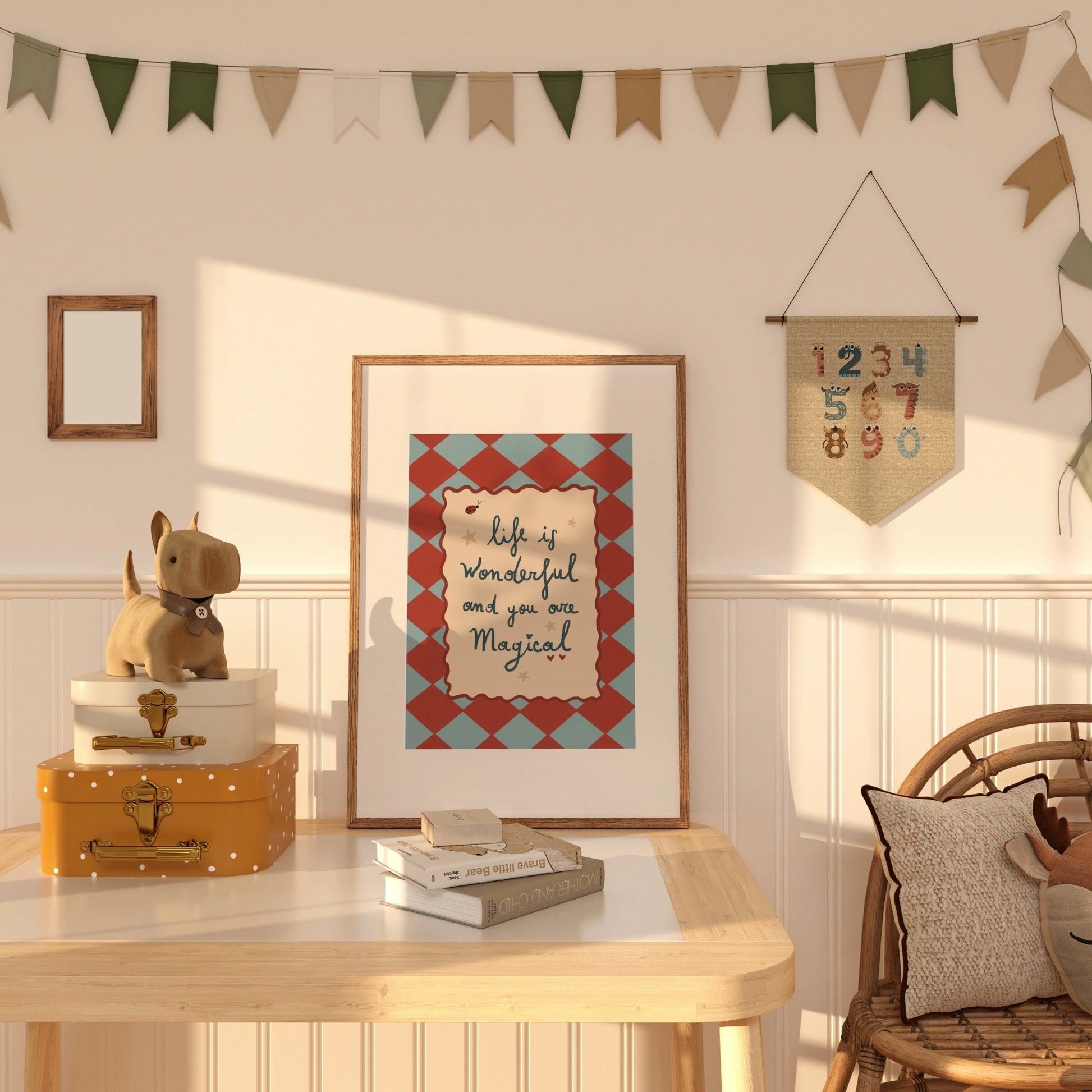 Stampa per bambini "La vita è meravigliosa"