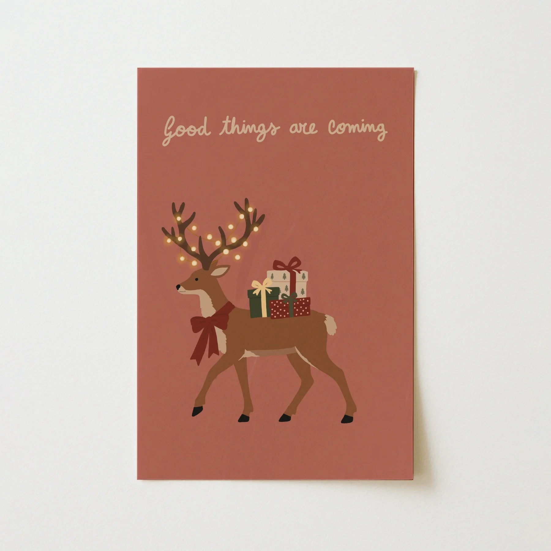 Good Things Are Coming – Weihnachtsposter