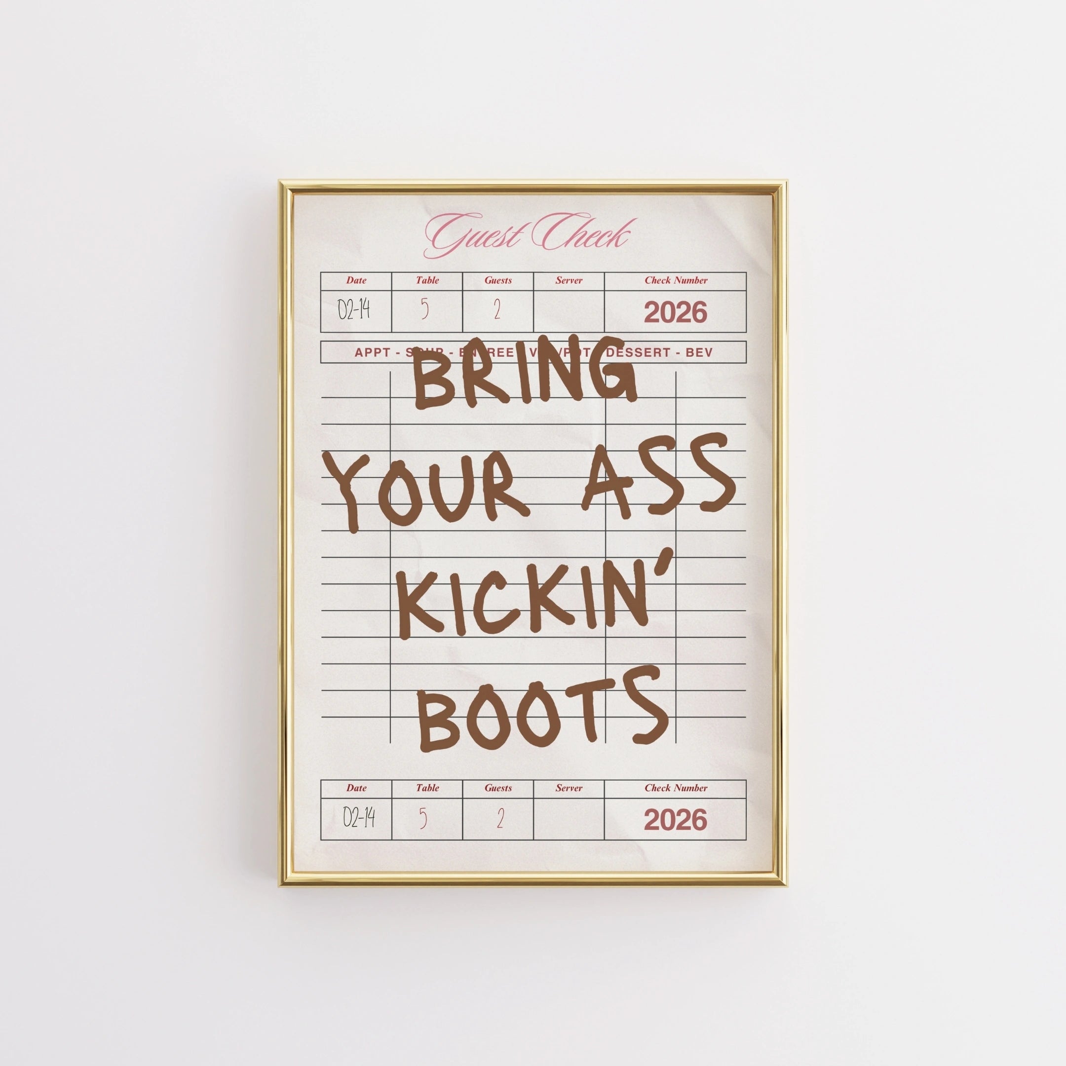Funny Cowgirl Quote Print