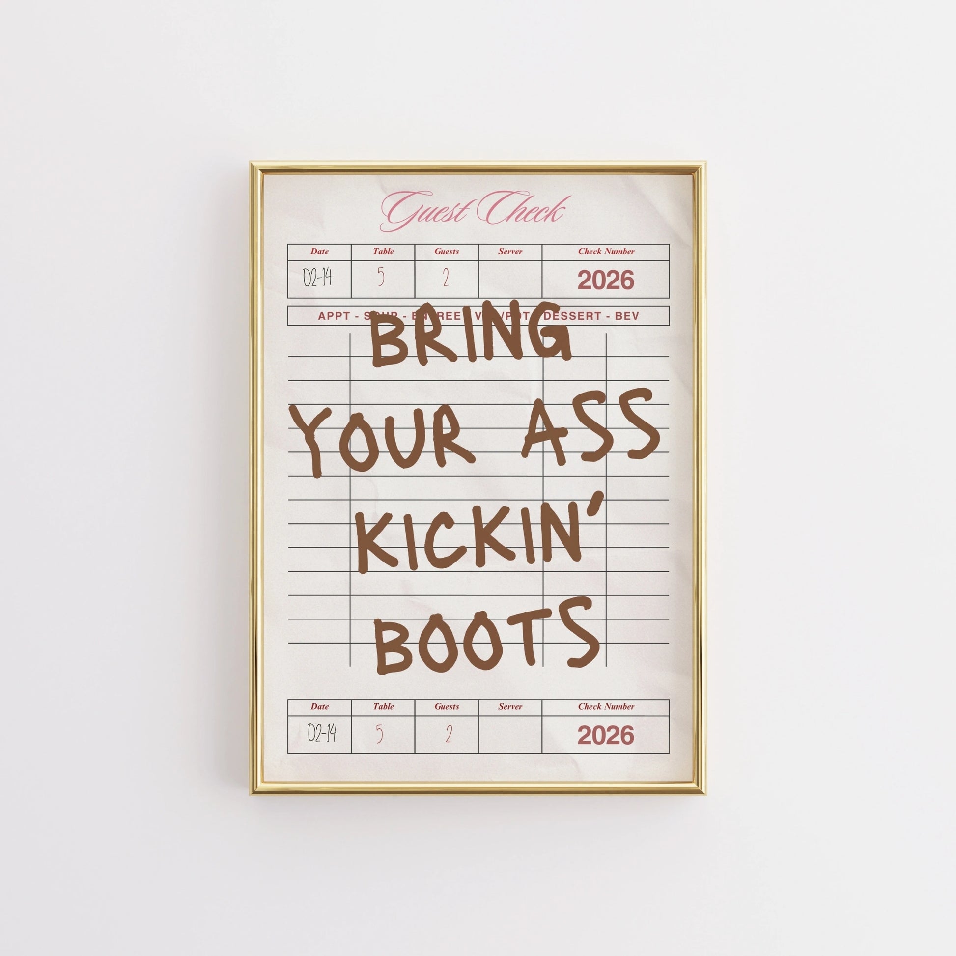 Funny Cowgirl Quote Print