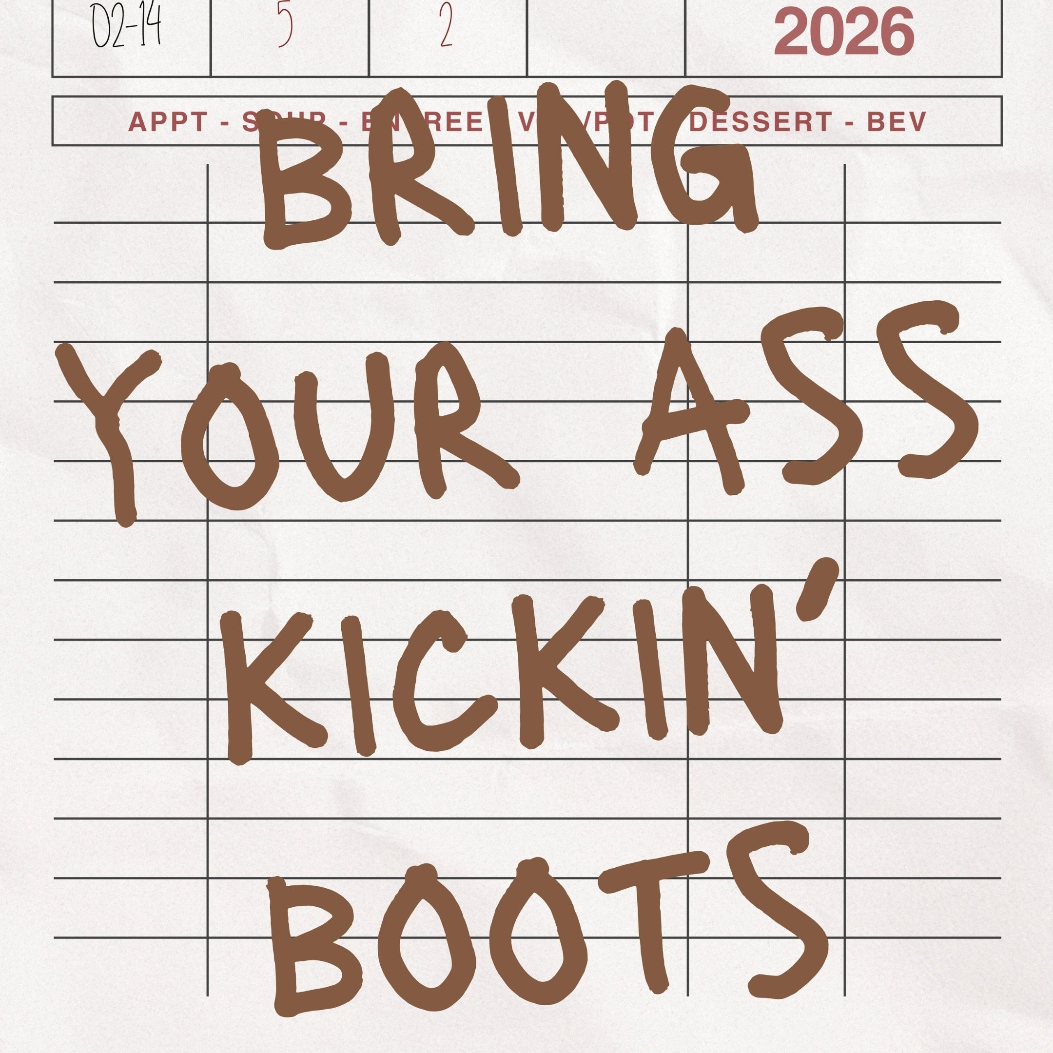 Funny Cowgirl Quote Print