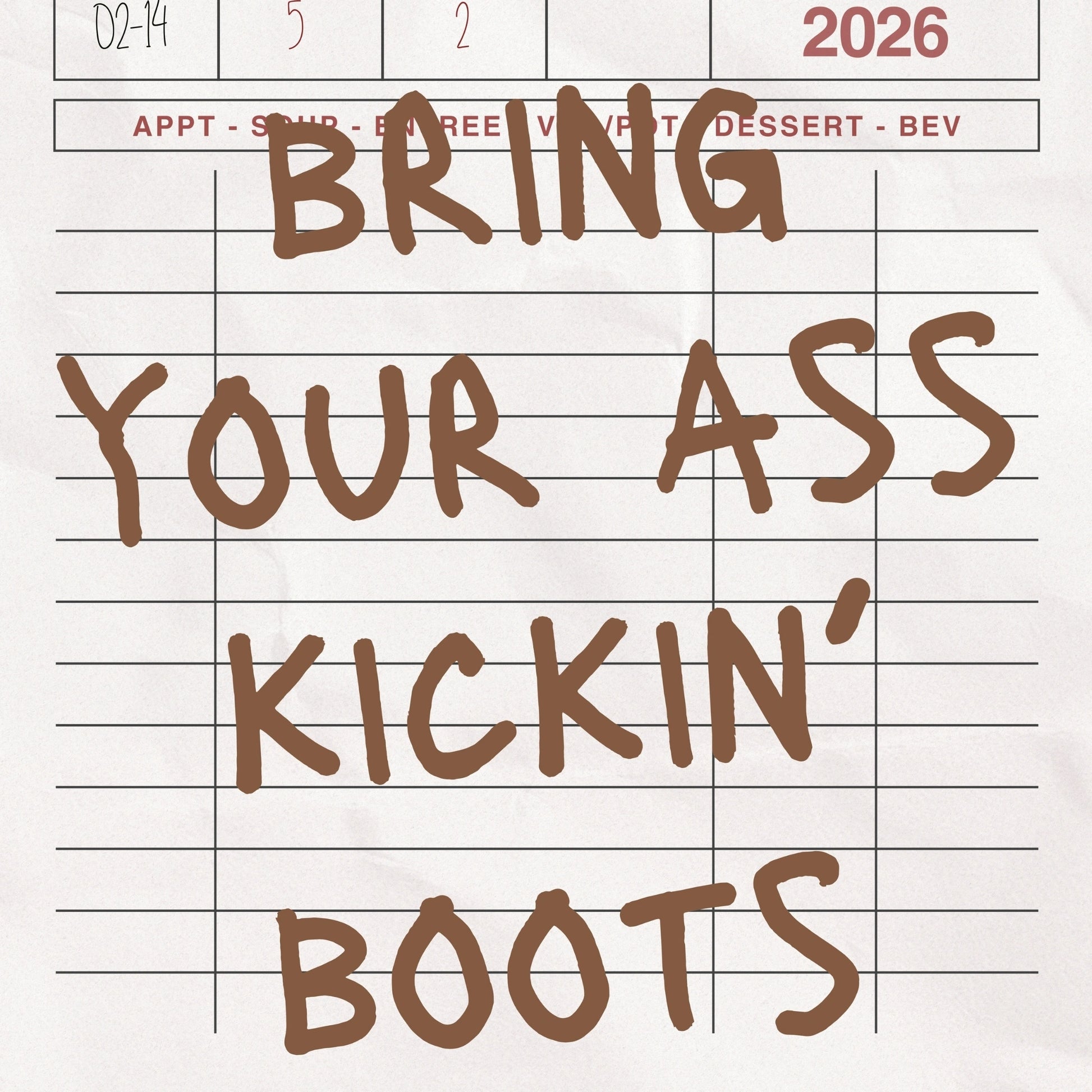 Funny Cowgirl Quote Print