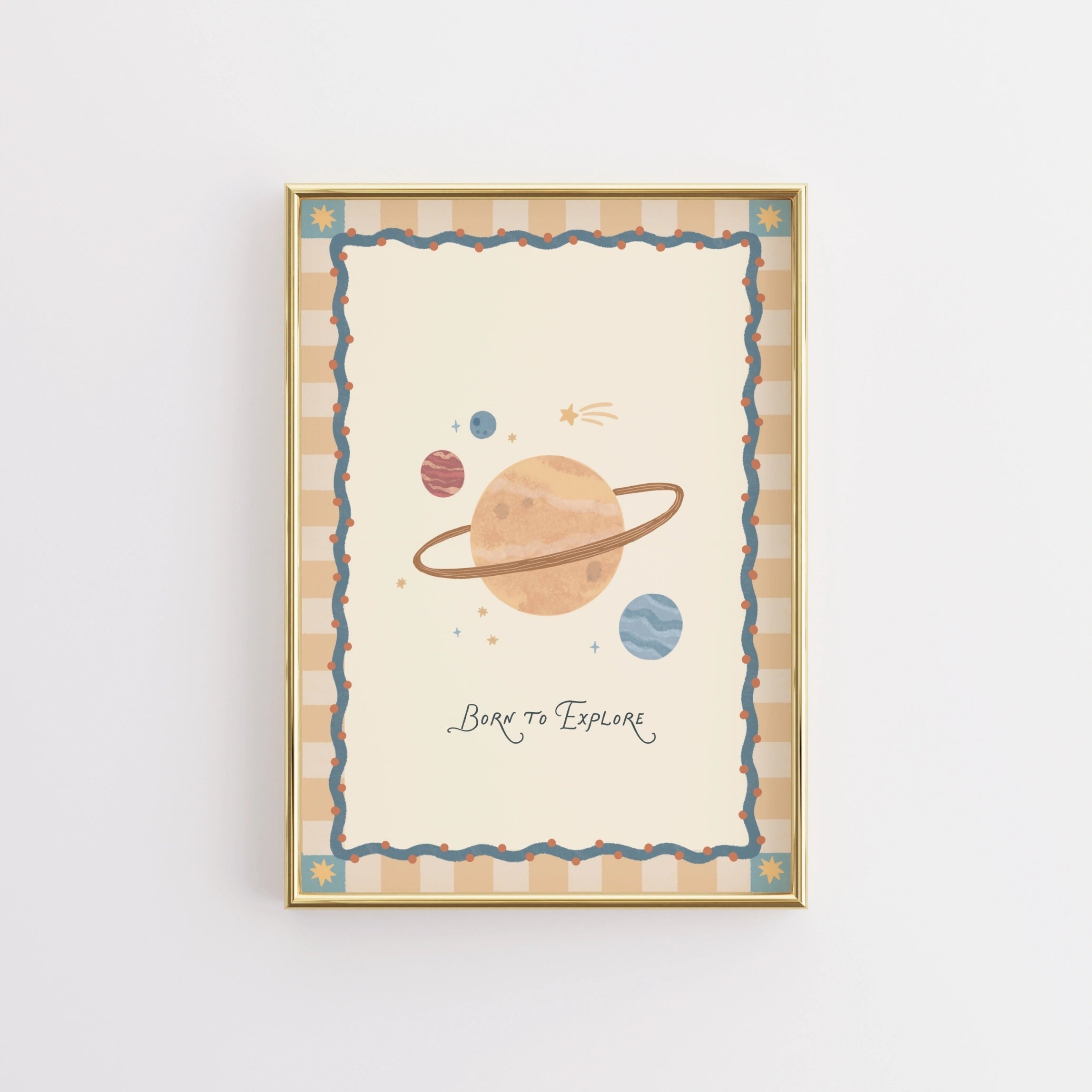 Decorazione cameretta per bambini del sistema solare