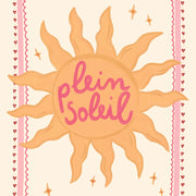 Trendy Summer Sun – Arte de pared costero