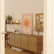Trendy Summer Sun – Arte de pared costero