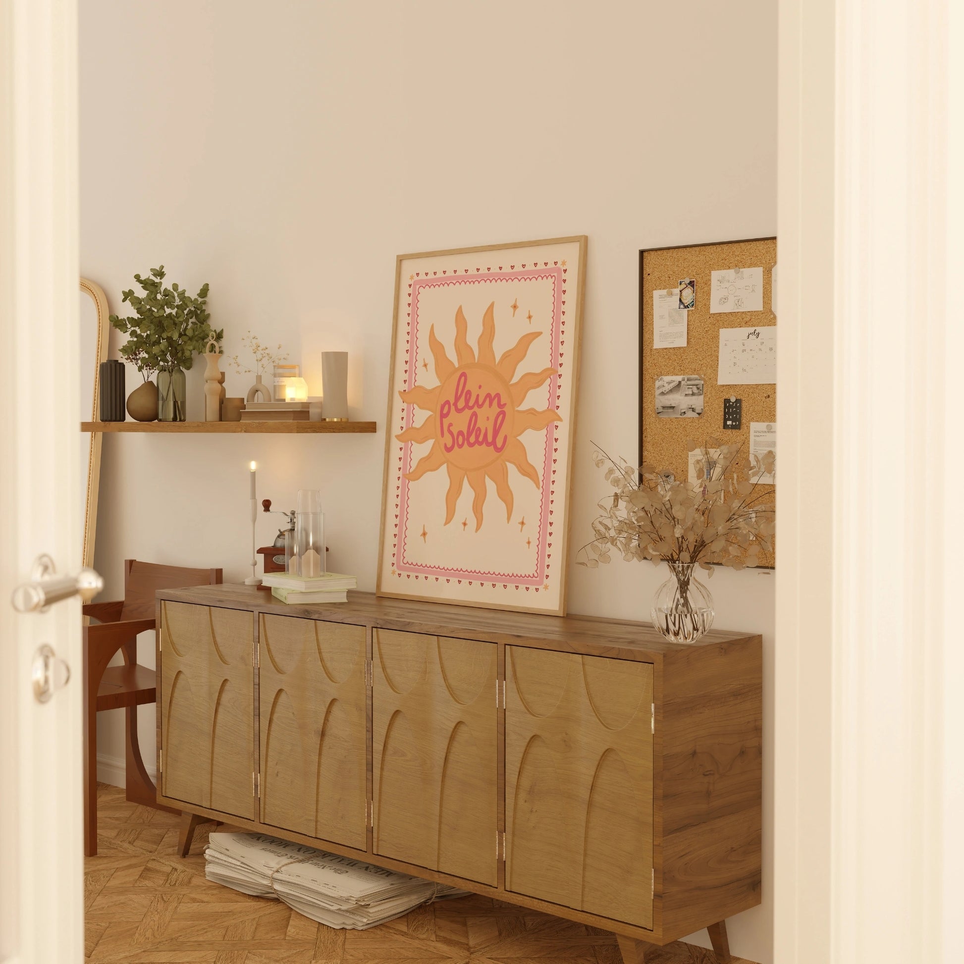 Affiche tendance soleil d'été