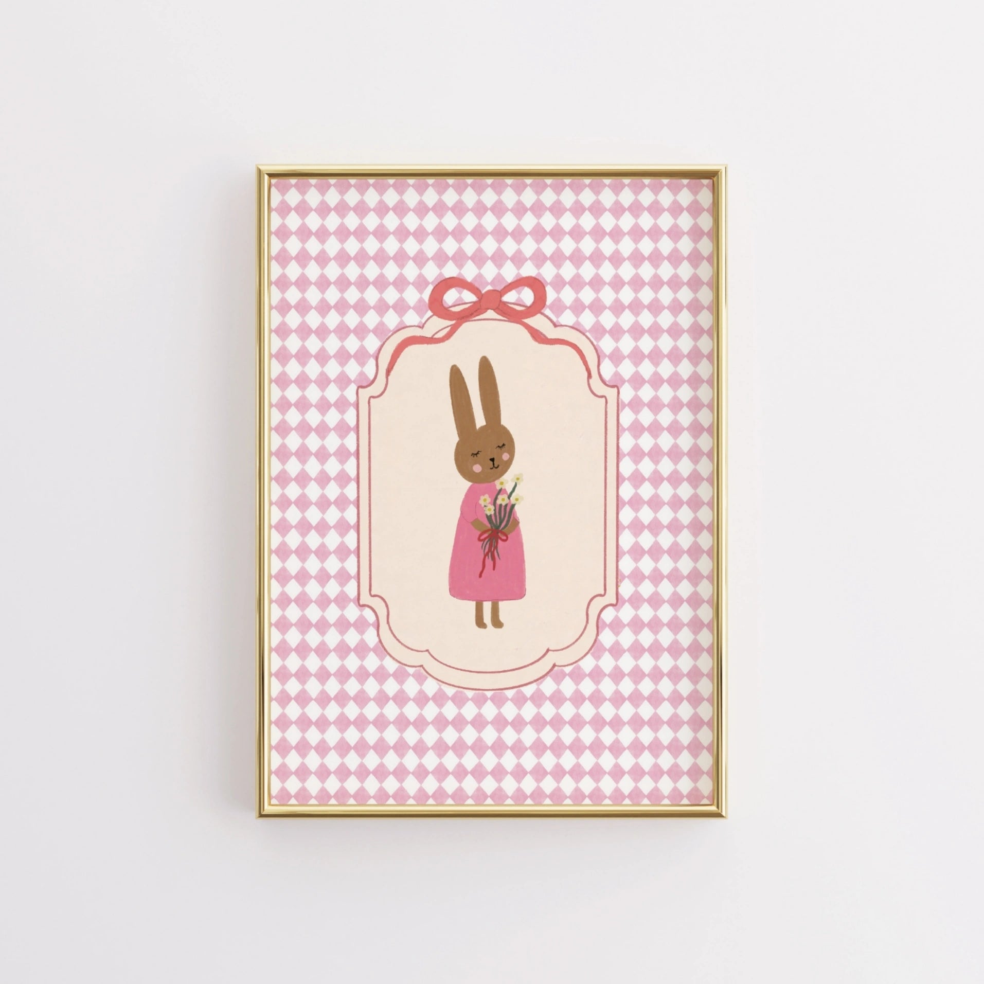 Décoration murale pour chambre d'enfant lapin