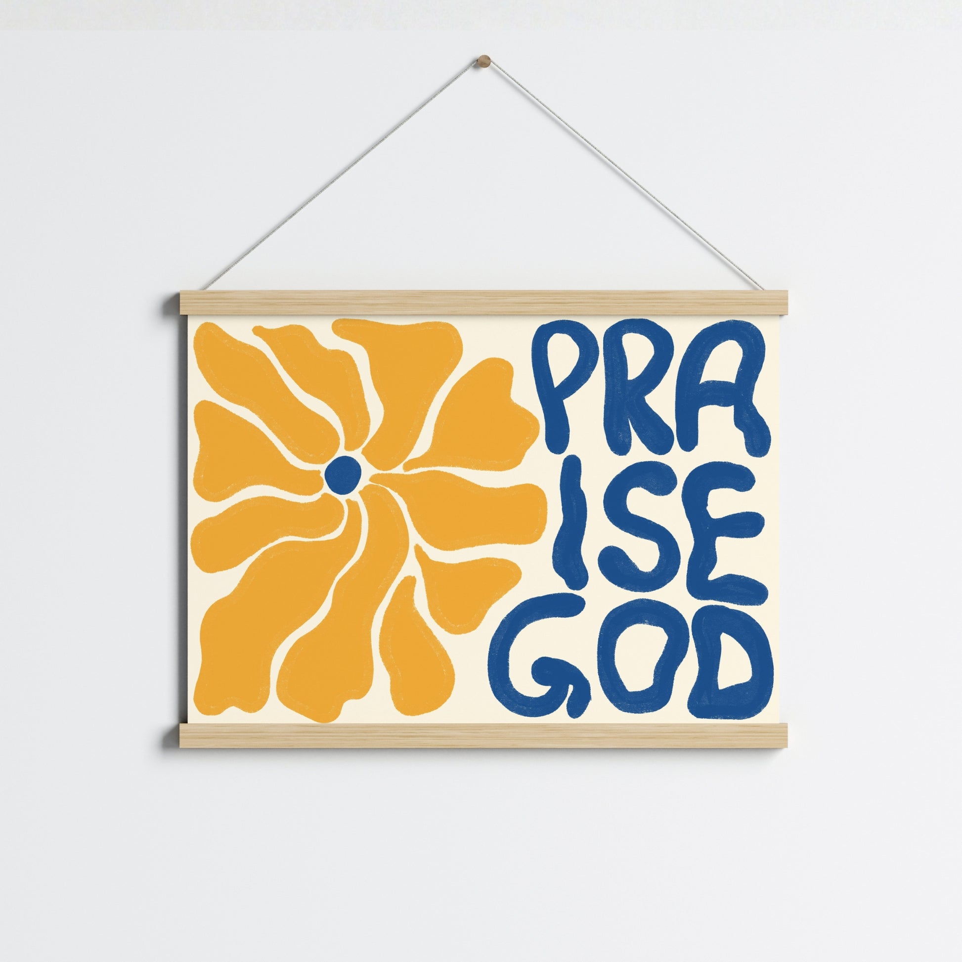 Praise God Print – Bold Christian Wall Art
