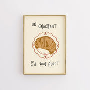 French Croissant Kitchen – Kitchen Wall Art