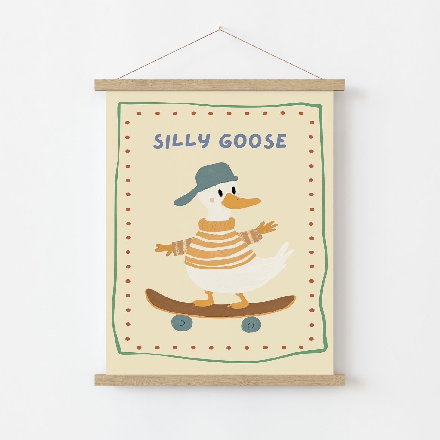 Décoration murale pour chambre d'enfant : canard rigolo