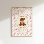 Love You Beary Much – Nursery & Kids Wall Art