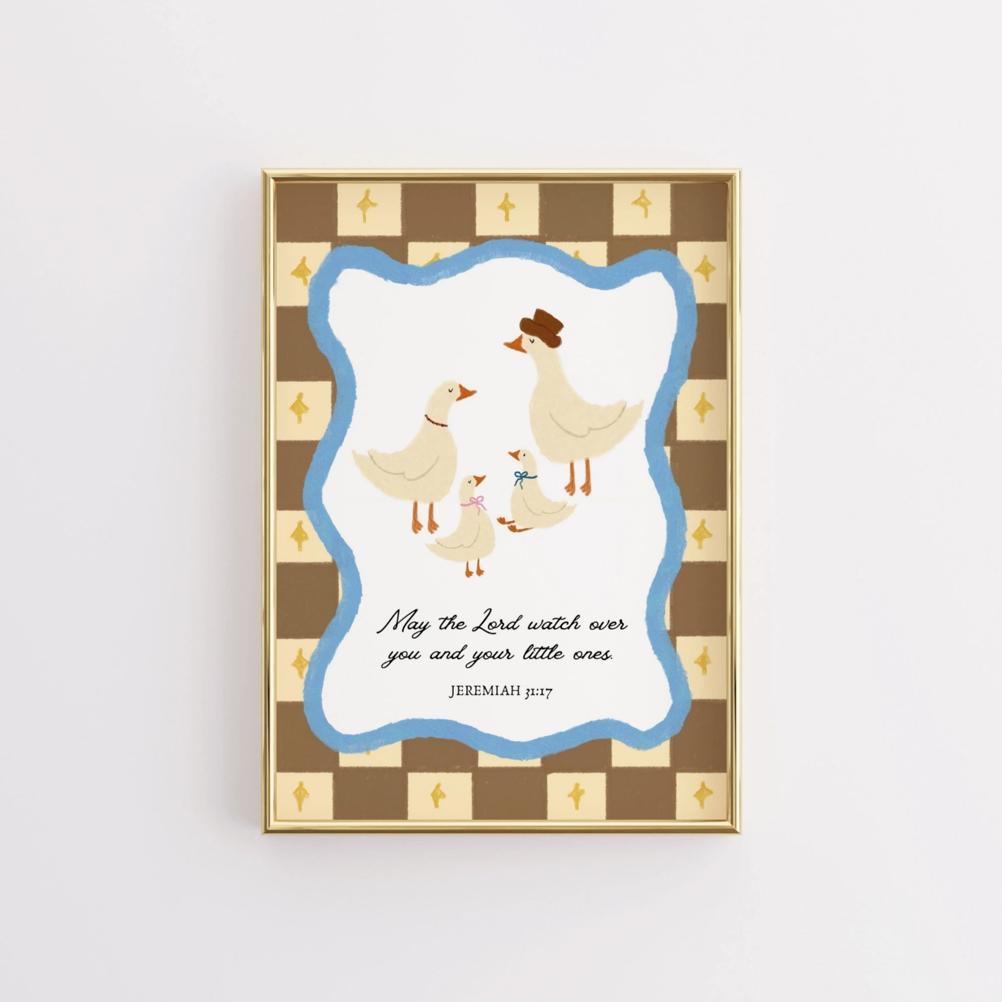 Cute Religious Nursery Poster