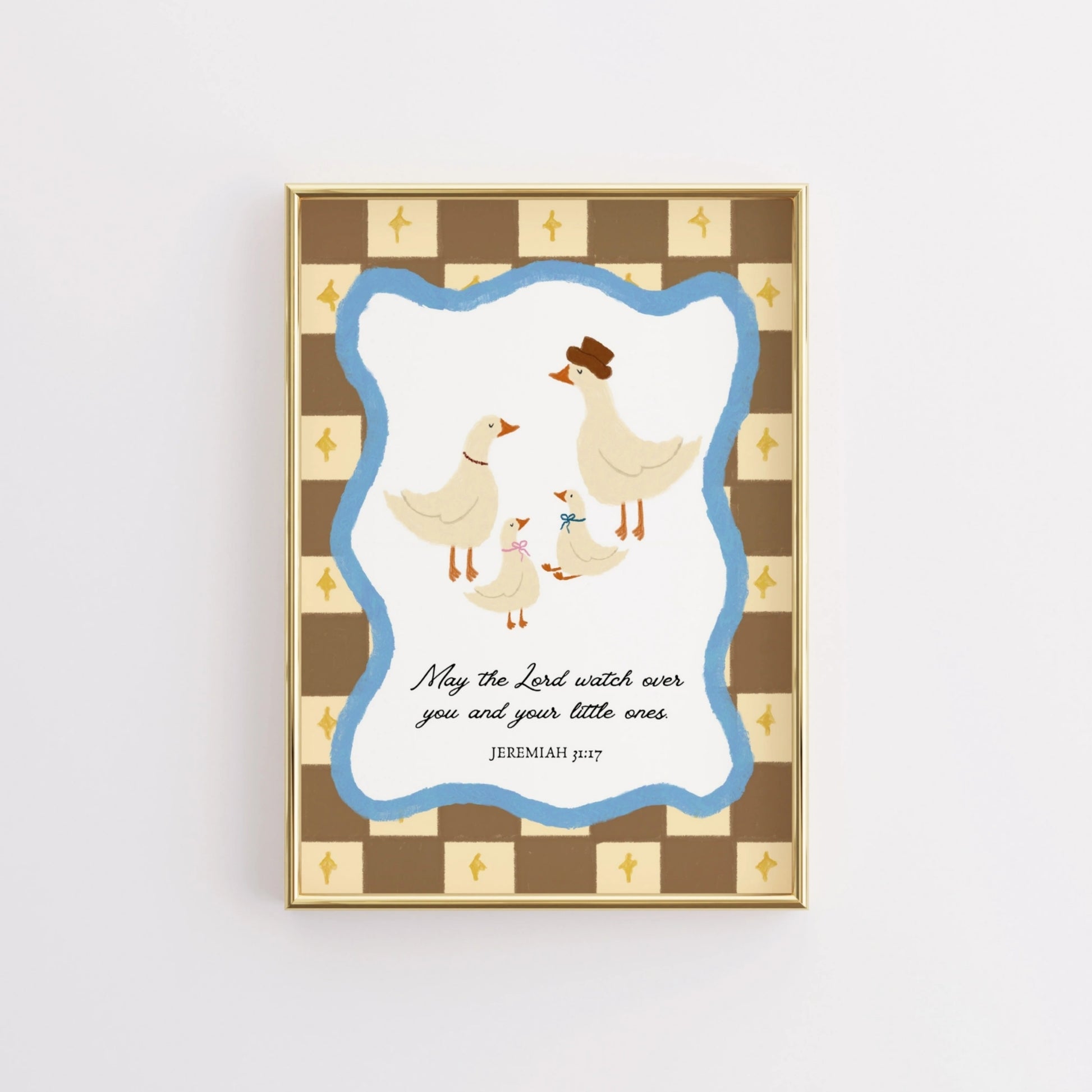 Cute Religious Nursery Poster