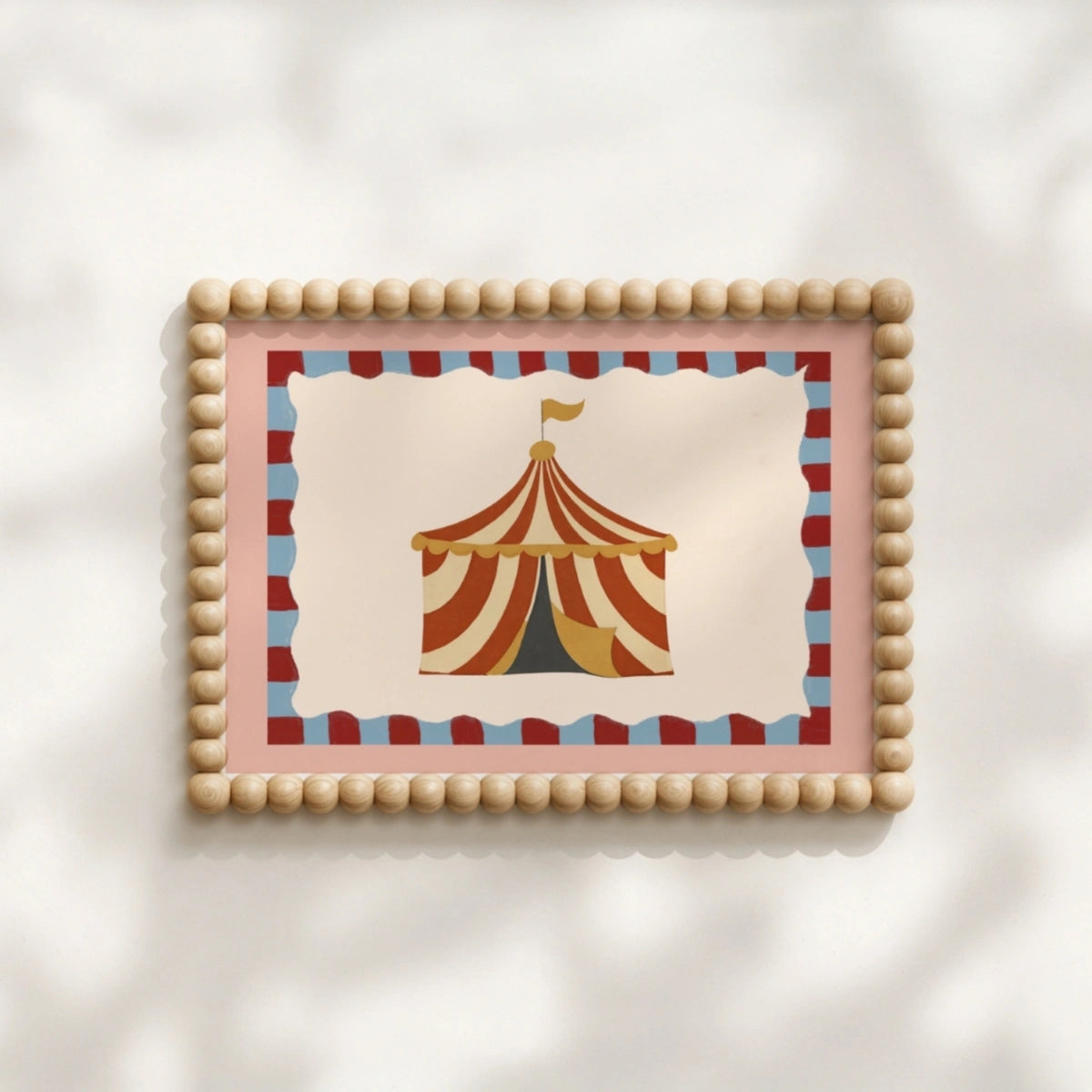 Retro Circus Print, Circus Nursery Decor