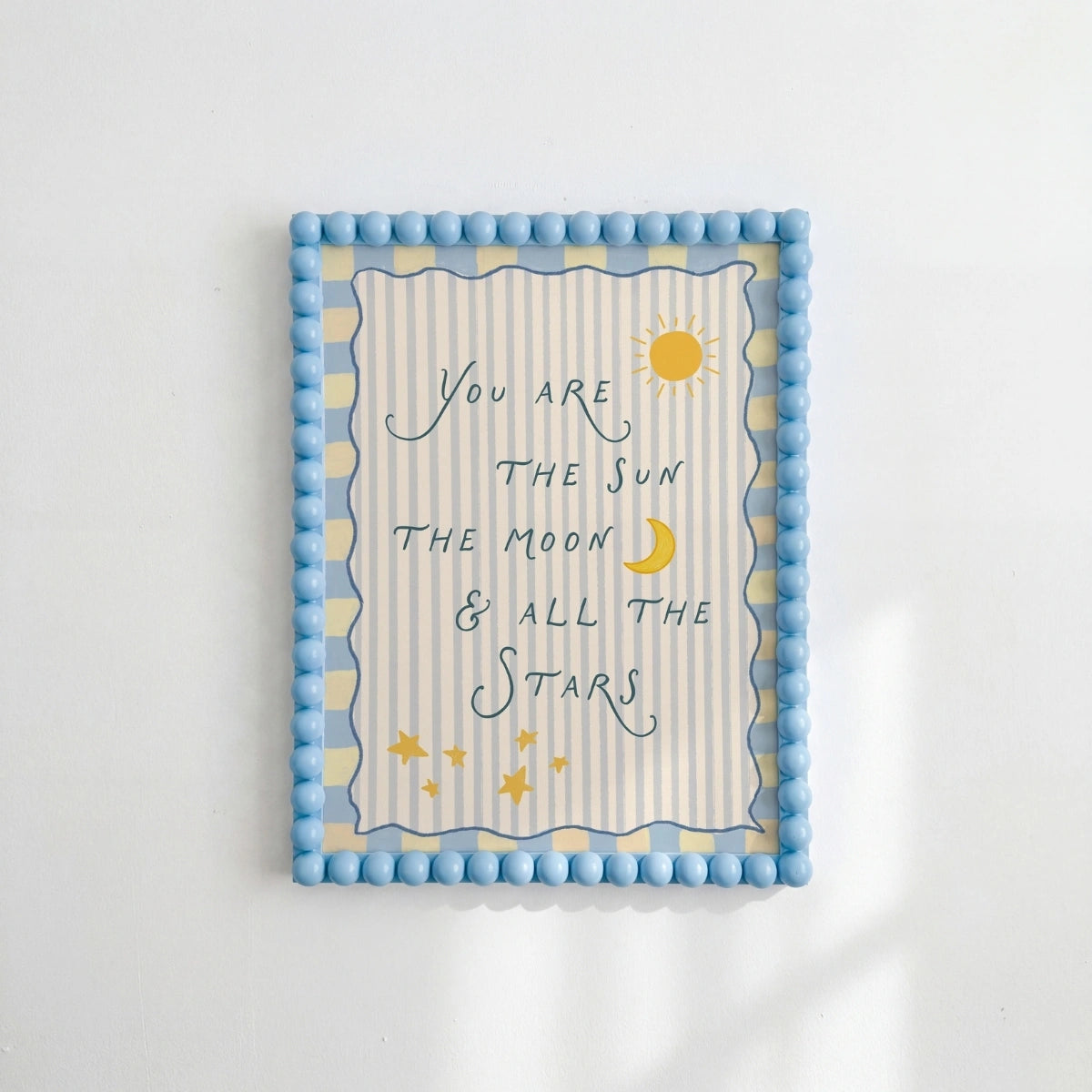 Celestial Quote Print, Space Nursery Decor