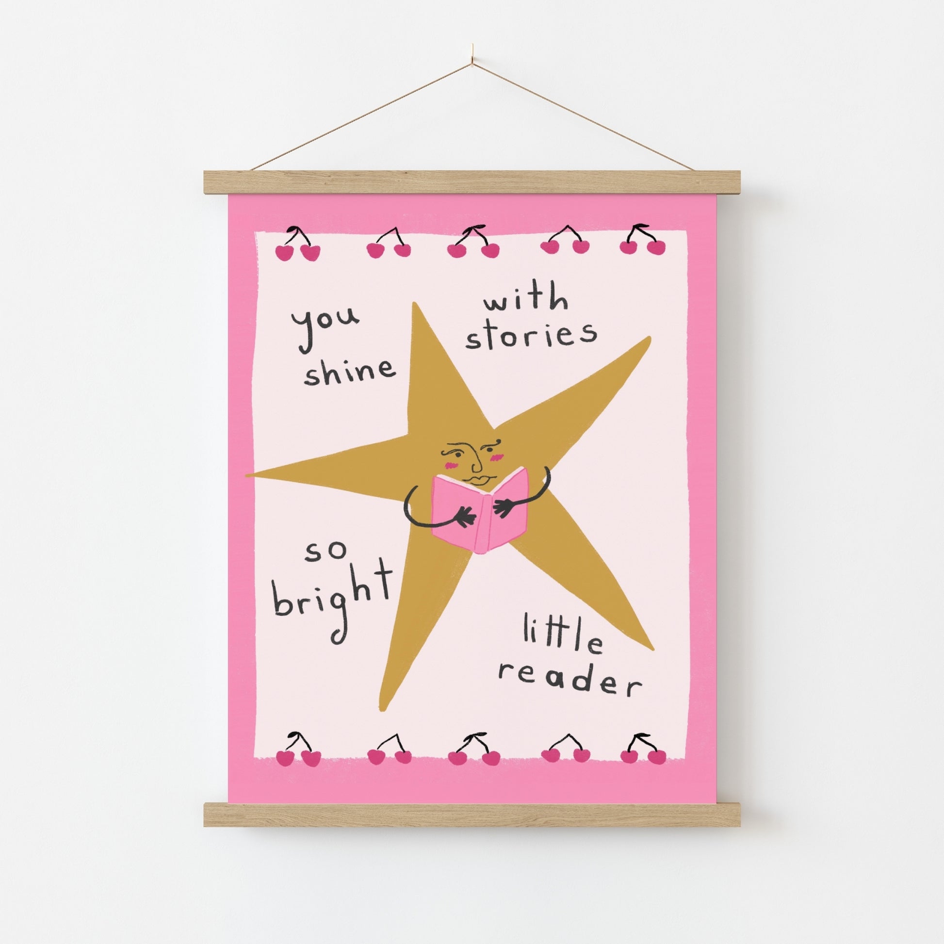 Little Reader Star  – Cute Bookish Print