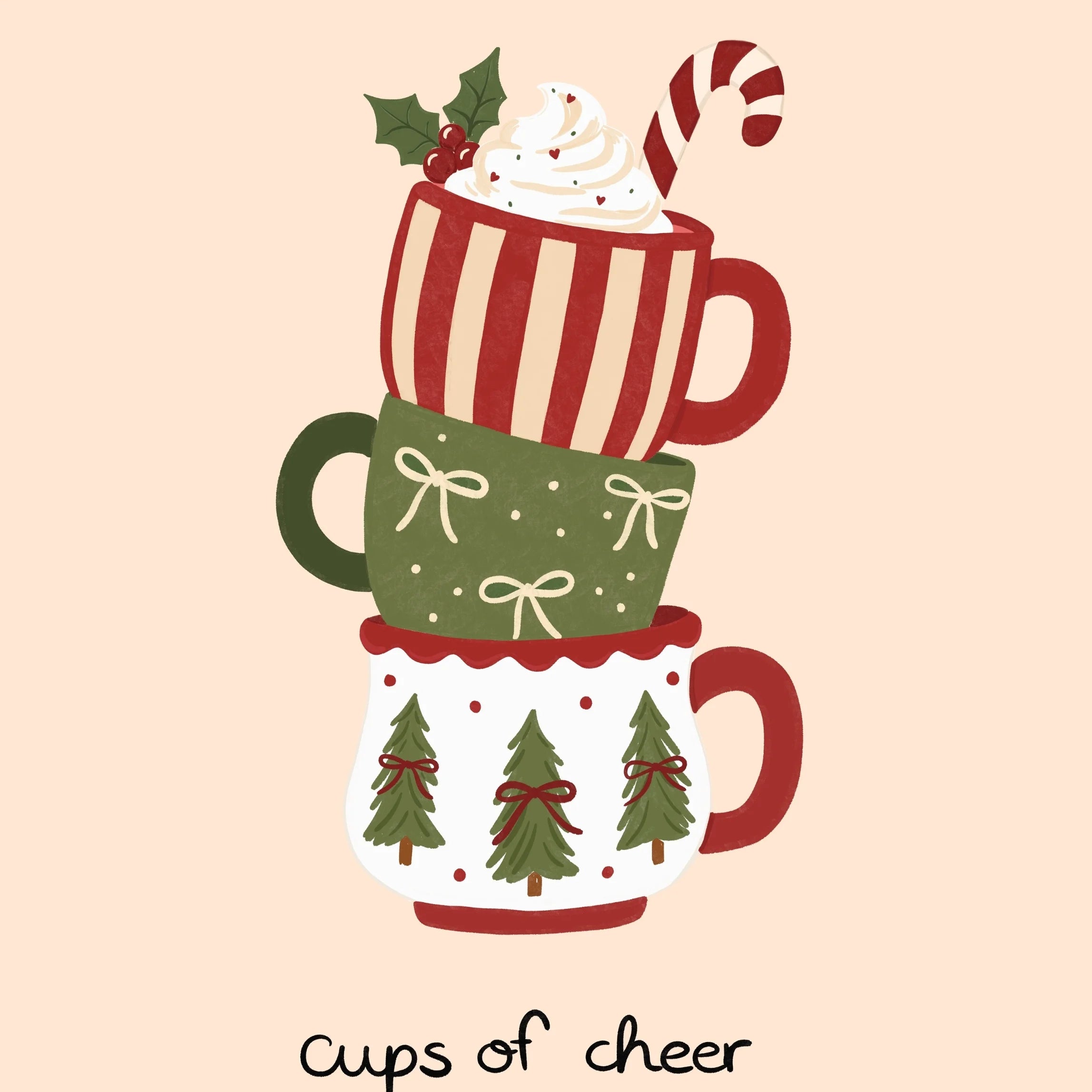 Cups of Cheer – Weihnachtsposter