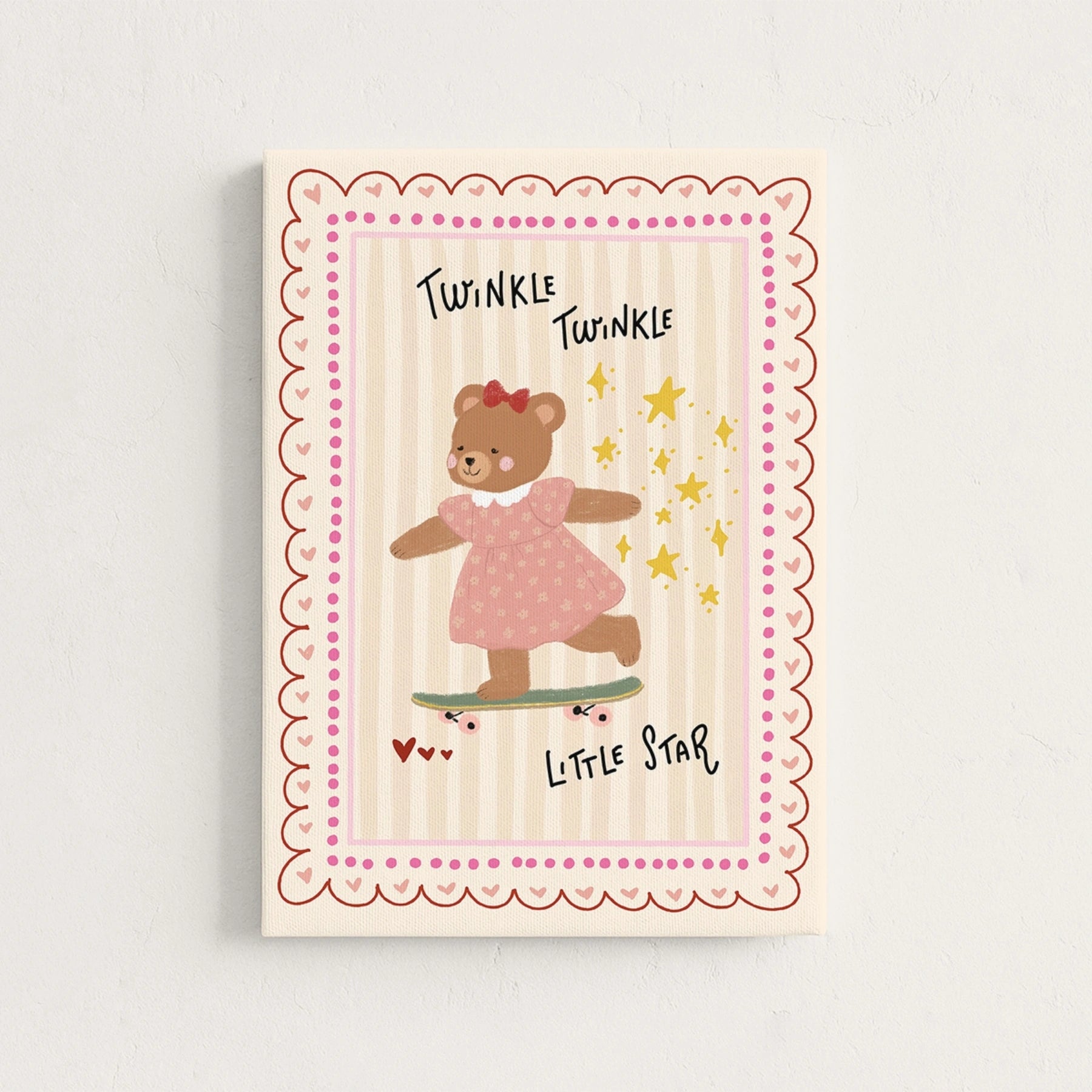 Twinkle Twinkle Little Star Canvas Wall Art