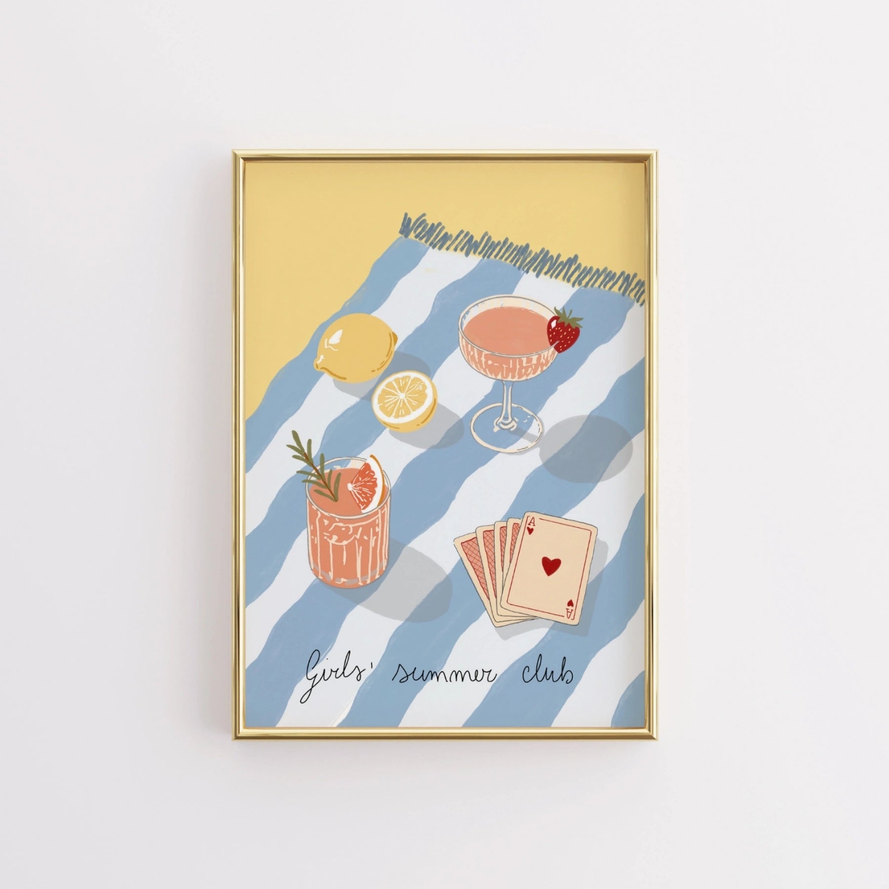 Arte De Pared Girls Summer Club