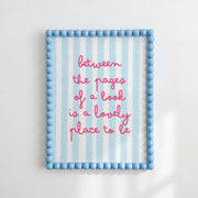 Lovely Book Quote – Bookish Wall Art