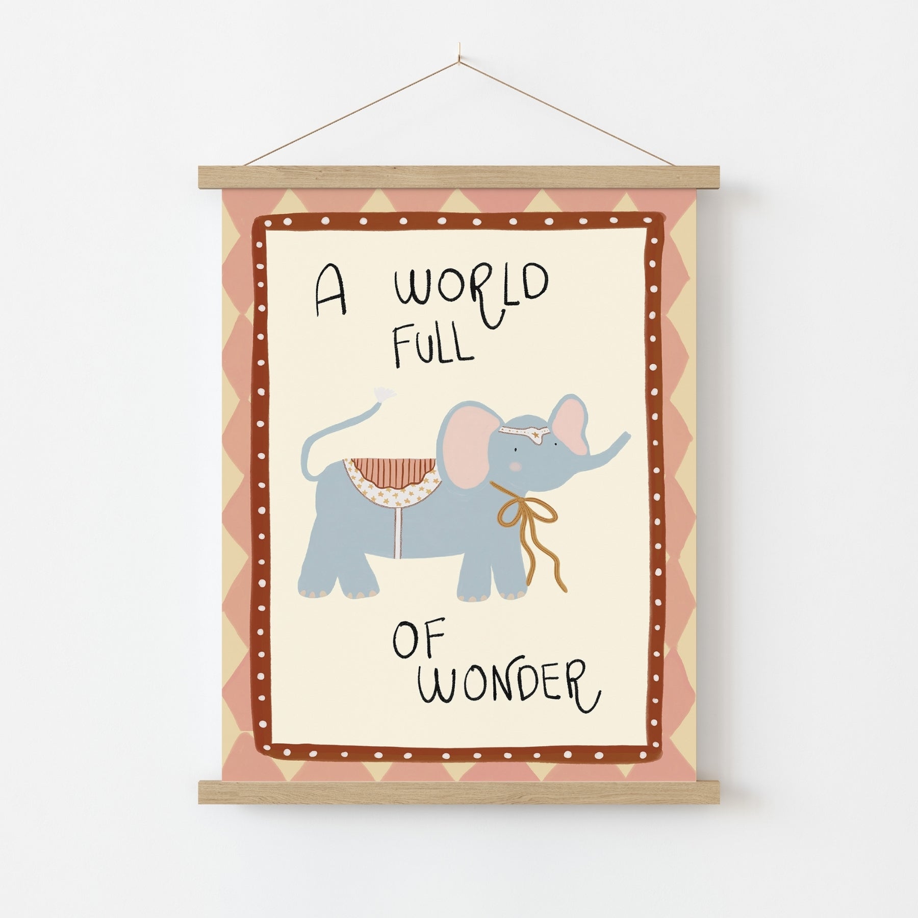 A World Full of Wonder Nursery Print, Vintage Nursery Decor