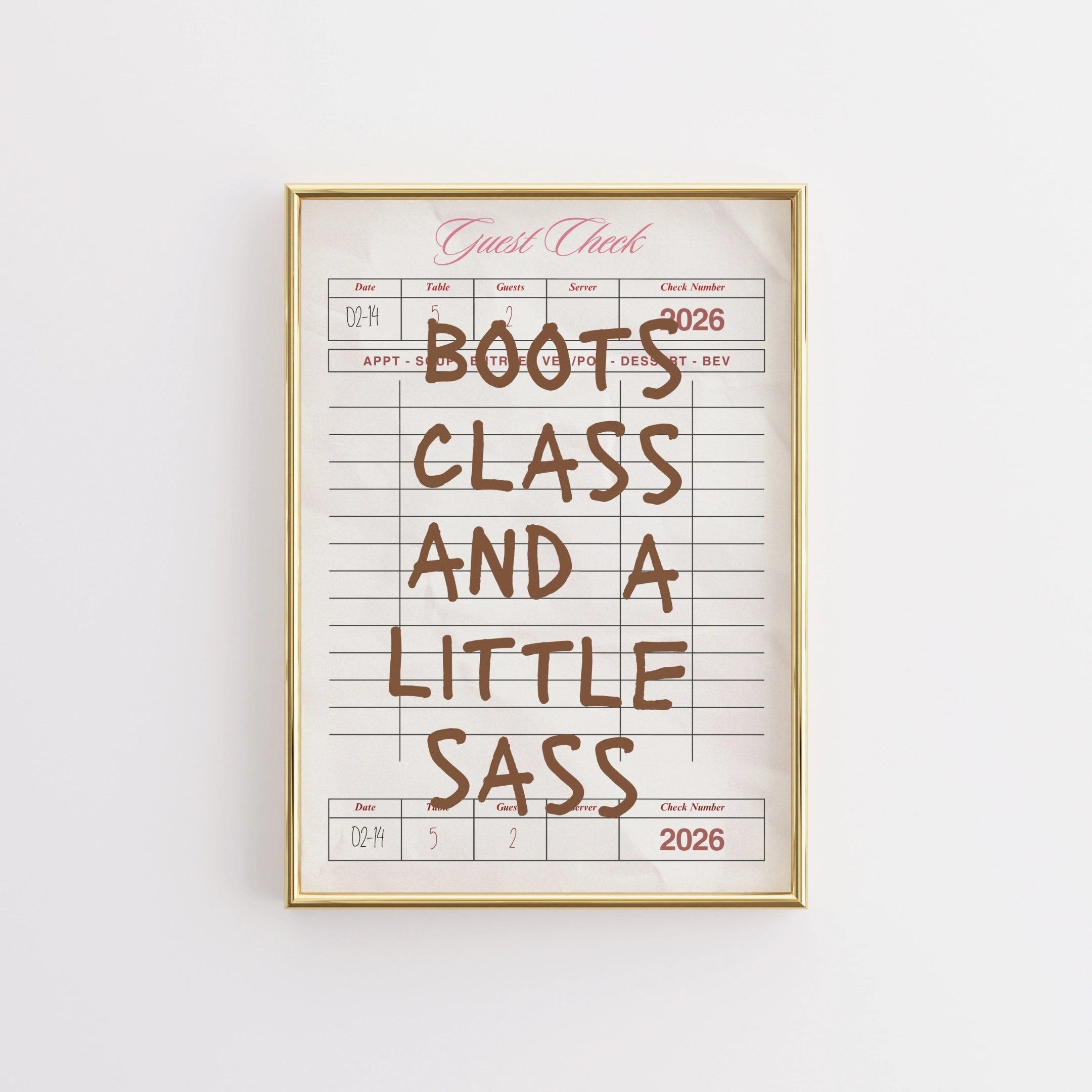 Funny Cowgirl Quote Print