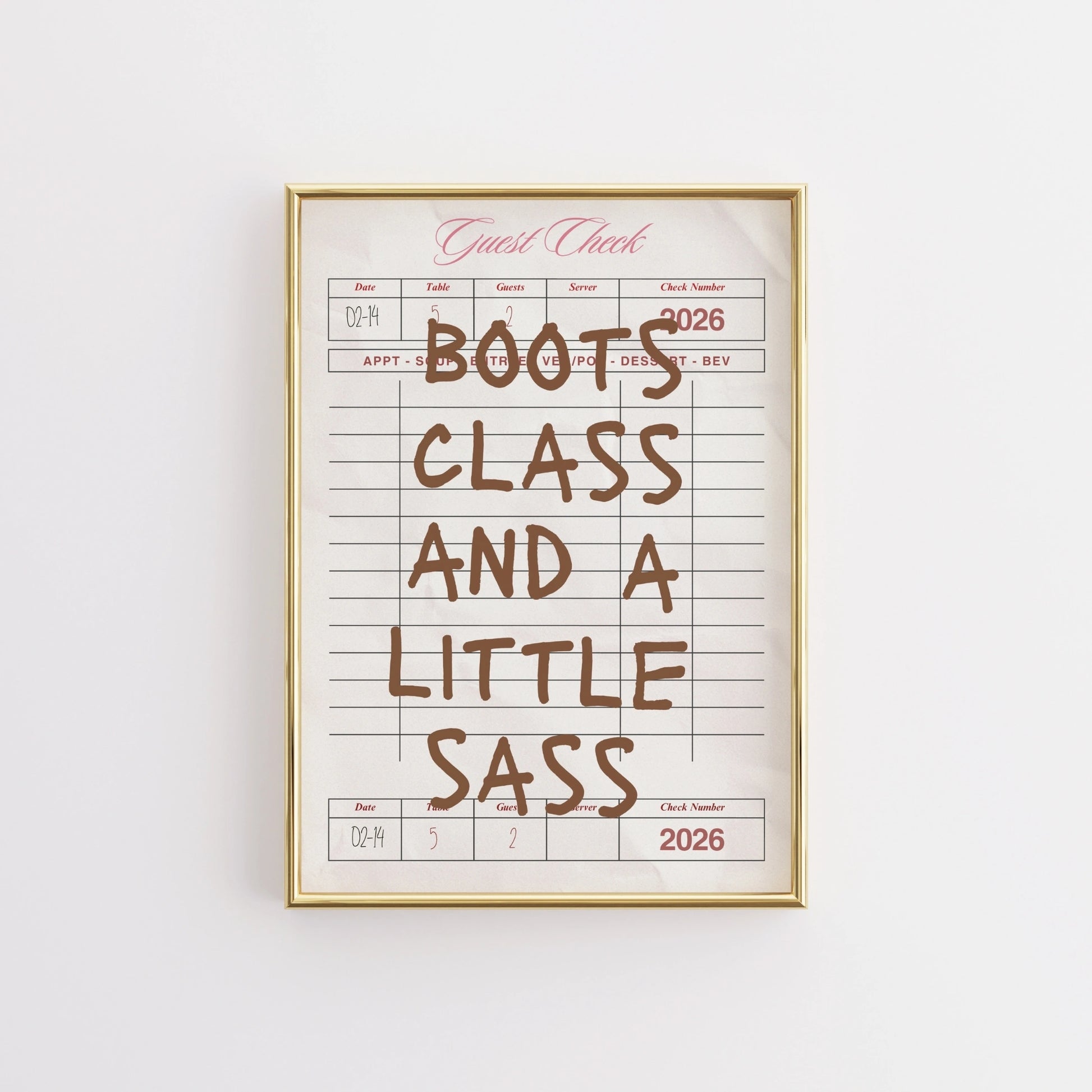 Funny Cowgirl Quote Print