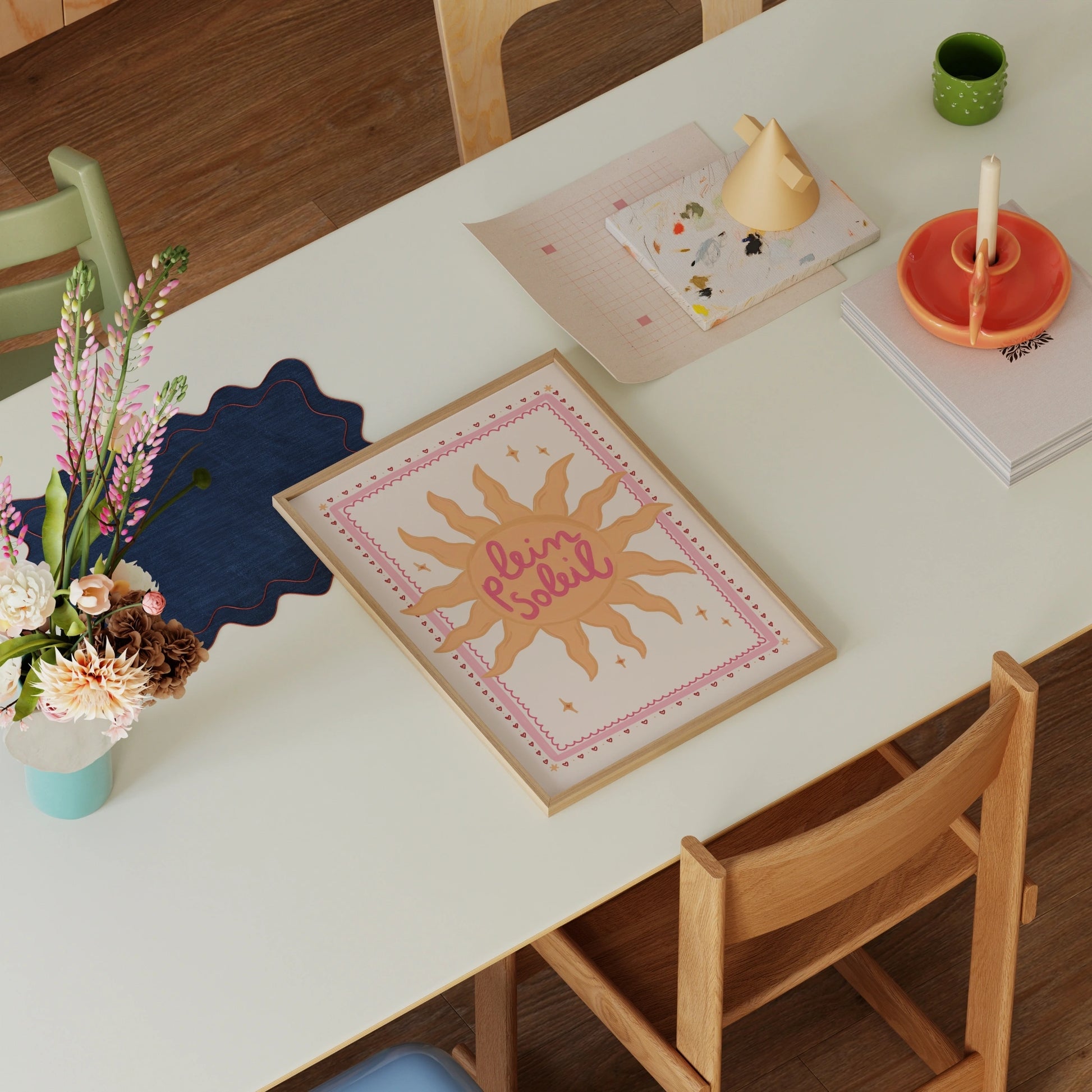 Affiche tendance soleil d'été