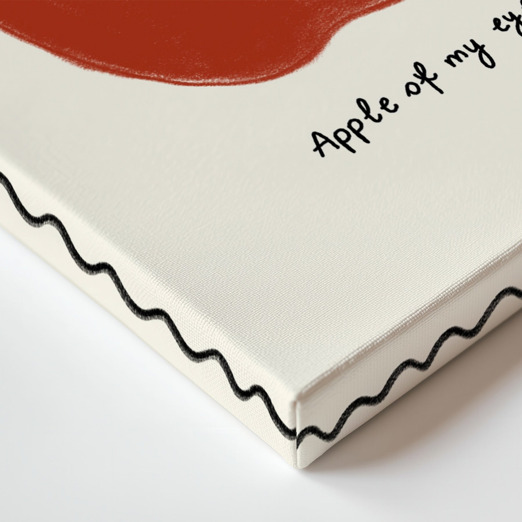 Apple of My Eye Nursery Canvas Print