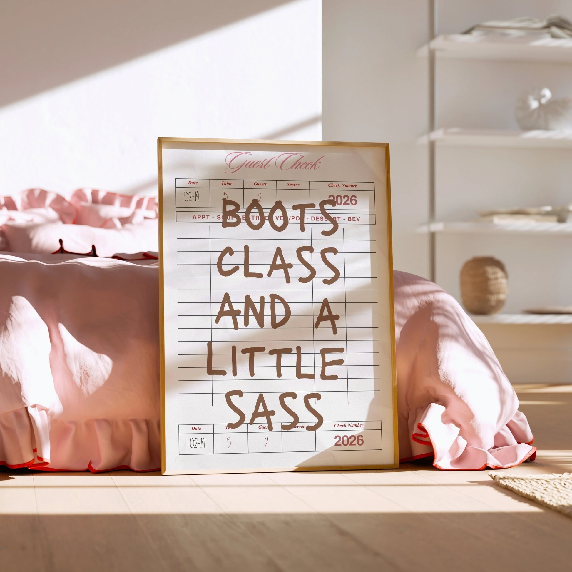 Funny Cowgirl Quote Print