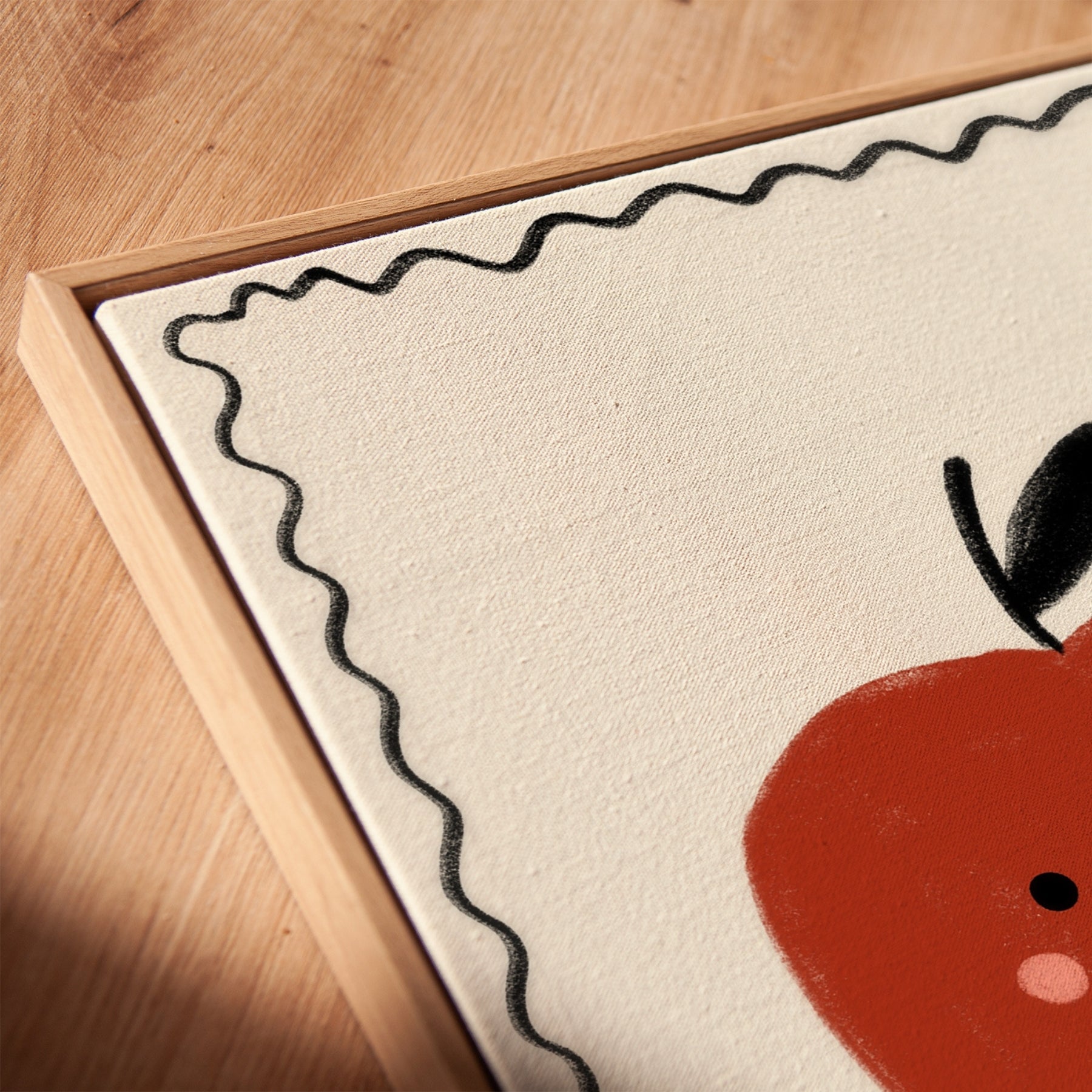 Apple of My Eye Nursery Canvas Print