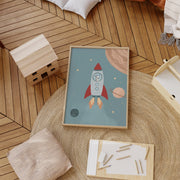 Spaceship Baby – Nursery & kids wall art