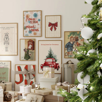Handmade Scandi Christmas Decor, over 100 prints