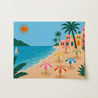 Italian Coastal Landscape Print