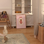 Little Bear in a Red Dress – Nursery & Kids Wall Art